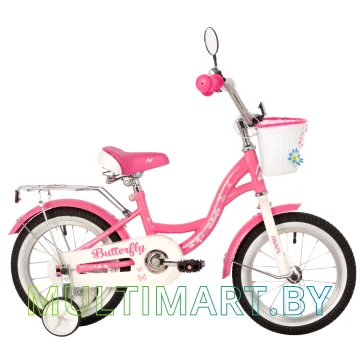 Детский велосипед Novatrack Butterfly 147BUTTERFLY.PN23 (розовый, 2023)